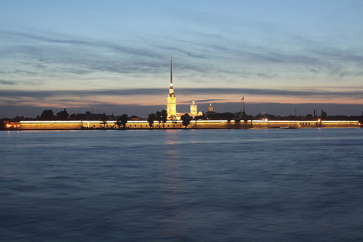 Peter and paul fortress, St petersburg, Neva river, City, Northern, Capital, Russia, HD wallpaper