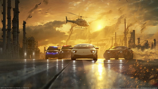 Need for Speed: Most Wanted game wide, NFS, Most, Wanted, Game, Wide, HD tapet HD wallpaper