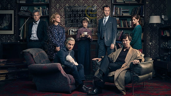 Sherlock Holmes, Sherlock, Benedict Cumberbatch, HD masaüstü duvar kağıdı HD wallpaper