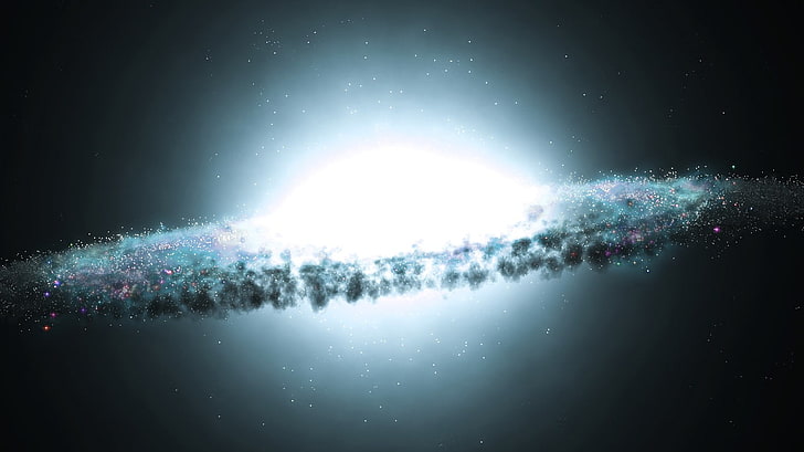 Weltraum, Sombrero-Galaxie, Galaxie, Weltraumkunst, digitale Kunst, HD-Hintergrundbild