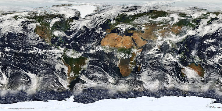 nubes, foto, tierra, planeta, clima, tierra firme, NASA, Fondo de pantalla HD