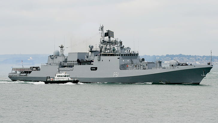 fregatter, Talwar Class Fregatt, Indian-Navy, HD tapet