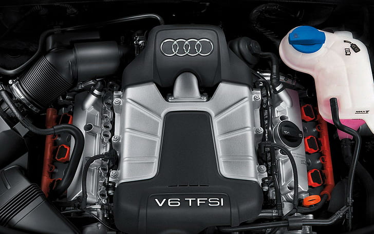 Audi V6 Tfsi Motor, tfsi, audi, motor, motorlu araçlar, arabalar, HD masaüstü duvar kağıdı