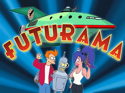Futurama, Bender (Futurama), Fry (Futurama), Leela (Futurama), Fond d'écran HD HD wallpaper