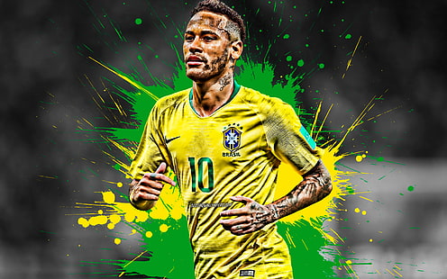 Calcio, Neymar, brasiliano, Sfondo HD HD wallpaper