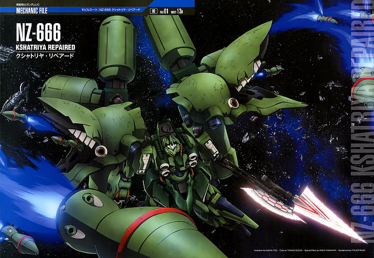 Kshatriya, Gundam, Mobile Suit Gundam Unicorn, HD wallpaper