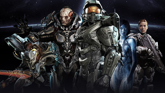 วอลล์เปเปอร์ดิจิทัล Halo, Halo, Master Chief, Halo 4, Xbox One, Halo: Master Chief Collection, Cortana, วิดีโอเกม, Didact, วอลล์เปเปอร์ HD HD wallpaper