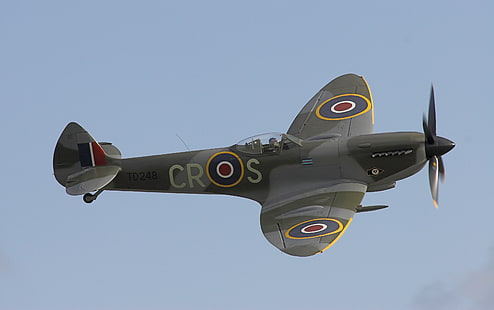 Вторая мировая война, военные, самолеты, военные самолеты, Великобритания, самолет, spitfire, Supermarine Spitfire, Royal Airforce, HD обои HD wallpaper