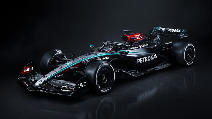 Mercedes AMG Petronas, Fórmula 1, W15, Fondo de pantalla HD
