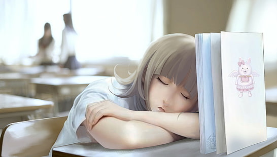 ダンガンロンパ2、アニメの女の子、ビジュアルノベル、七海千秋、 HDデスクトップの壁紙 HD wallpaper