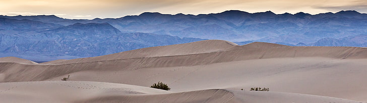 скриншот обои коричневая пустыня, многократный дисплей, пейзаж, пустыня, HD обои