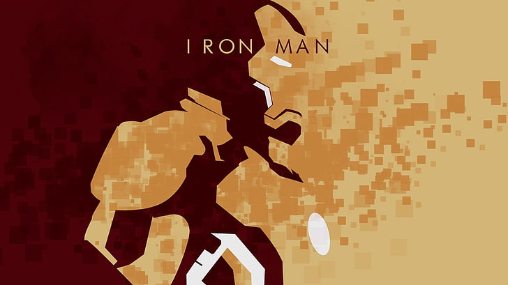 Ilustracja Iron Mana, Iron Mana, Tony'ego Starka, bohatera, superbohatera, Tapety HD