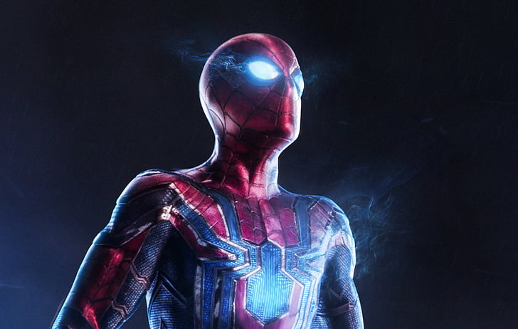 Homem-Aranha, Vingadores: Guerra Infinita, Aranha de Ferro, 4K, HD papel de parede