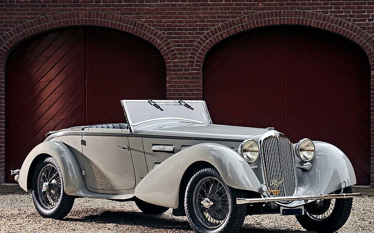 Alfa Romeo 6C del 1930, auto d'epoca bianca, auto, 1920x1200, alfa romeo, alfa romeo 6c, Sfondo HD