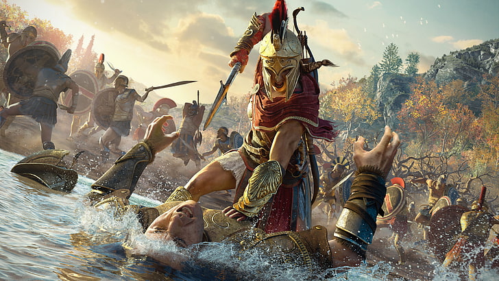 Kassandra Assassins Creed Odyssey 4K 8K, Creed, Assassins, Odyssey, Kassandra, HD-Hintergrundbild