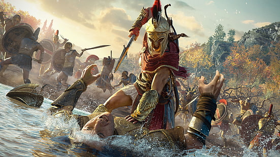 Kassandra Assassin's Creed Odyssey 4K 8K, Creed, Assassin's, Odyssey, Kassandra, วอลล์เปเปอร์ HD HD wallpaper