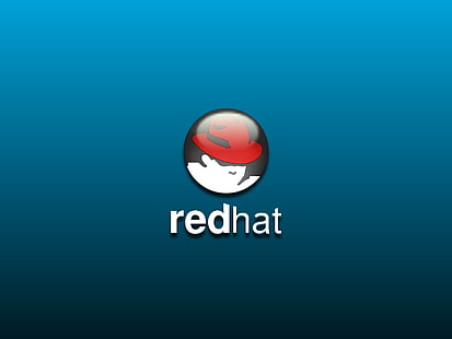 черный и красный светодиод, Linux, Red Hat, HD обои HD wallpaper