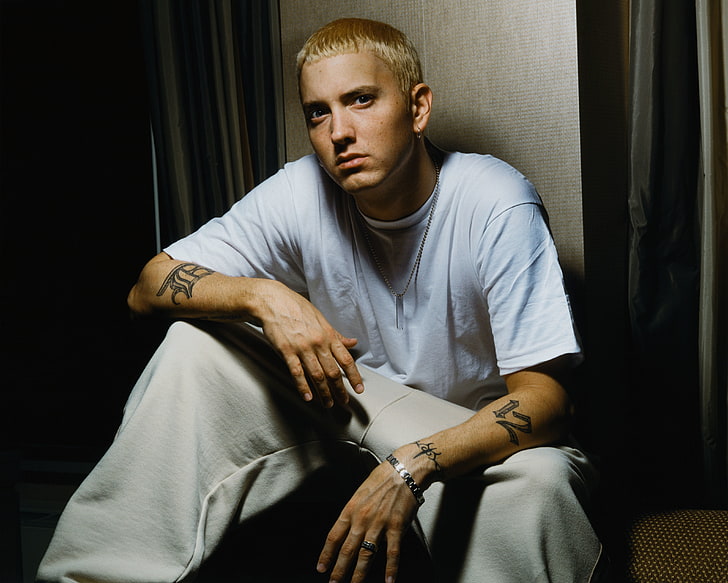 Fondo de pantalla de Eminem, música, Eminem, Cantante, Dios del rap, Fondo de pantalla HD