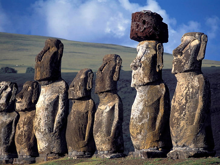 moai, HD wallpaper