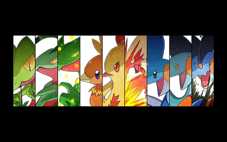 Pokémon, collage, HD tapet