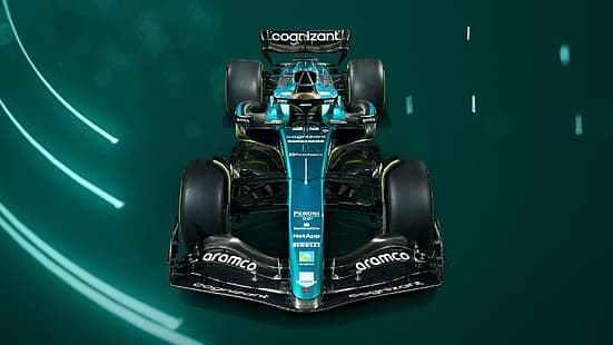 Формула 1, Астон Мартин, Aston martin f1, гоночные автомобили, British Racing Green, HD обои HD wallpaper