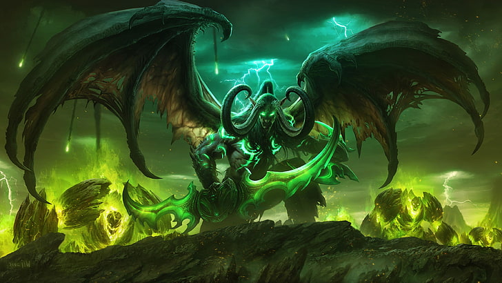 World Of Warcraft Legion Multiplayer Online Videospel Sjätte expansionen Utgivare Blizzard Entertainment Bakgrund för skrivbord och mobil 3840 × 2160, HD tapet