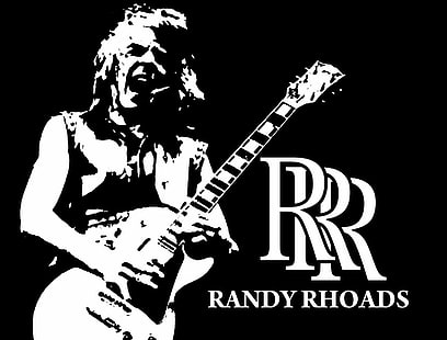 gitarr, heavy, metal, osbourne, ozzy, poster, randy, randy rhoads, rhoads, HD tapet HD wallpaper