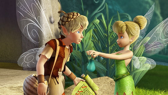 The Lost Treasure Cartoon Disney Tinker Bell And Terence Screen Picture Wallpaper Hd 1920×1080, HD wallpaper HD wallpaper