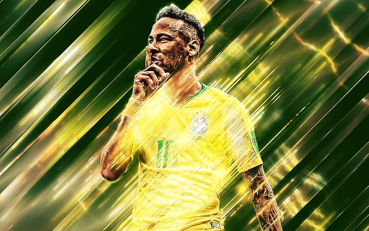 Football, Brazil, Soccer, Brasil, Barca, Neymar, PSG, Neymar Jr, Neymar Junior, Saints, HD wallpaper