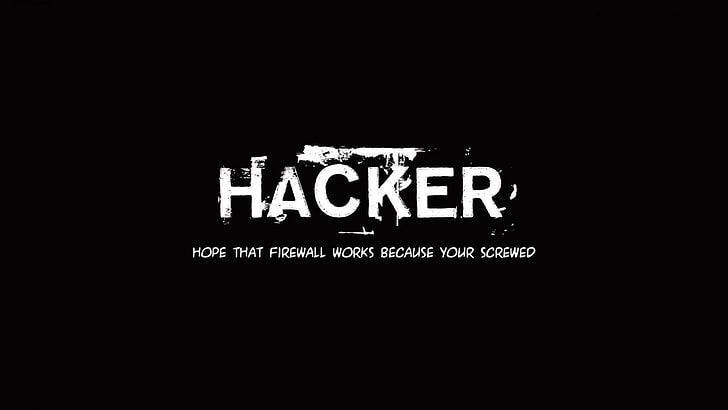 Papel de parede de hacker, gramática ruim, tipografia, hacking, minimalismo, HD papel de parede