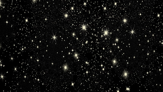 stars, starry sky, starry, night sky, HD wallpaper HD wallpaper