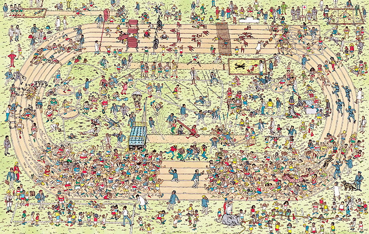 Waldo, kartun, Where's Wally, Wallpaper HD