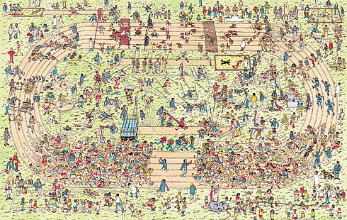 Waldo, Zeichentrickfilm, Wo ist Wally?, HD-Hintergrundbild HD wallpaper