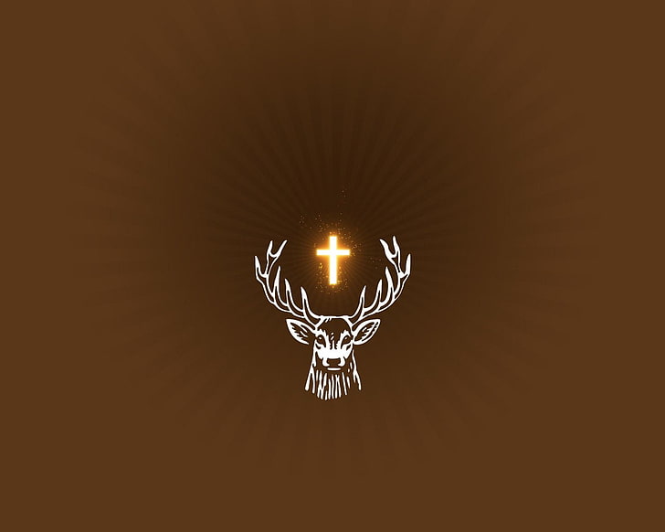 Products, Jägermeister, Stag, White, HD wallpaper