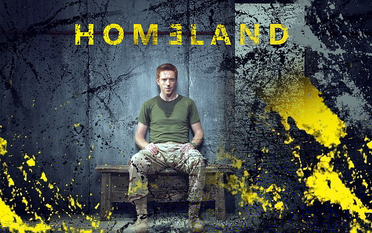 bench, the series, homeland, serial, Damian Lewis, Nicholas Brody, a stranger among his own, HD wallpaper