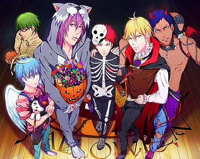 Anime, Kurokos Basketball, Atsushi Murasakibara, Daiki Aomine, Ryōta Kise, Seijūrō Akashi, Shintarō Midorima, Tetsuya Kuroko, HD-Hintergrundbild HD wallpaper