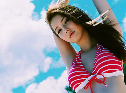 Nozomi Sasaki, Jepang, sasaki, hot babes and girls, Wallpaper HD HD wallpaper