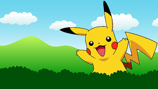 Ilustrasi Pokemon pikachu, Pikachu, pokemon generasi ketiga, Pokemon Ruby, Wallpaper HD HD wallpaper