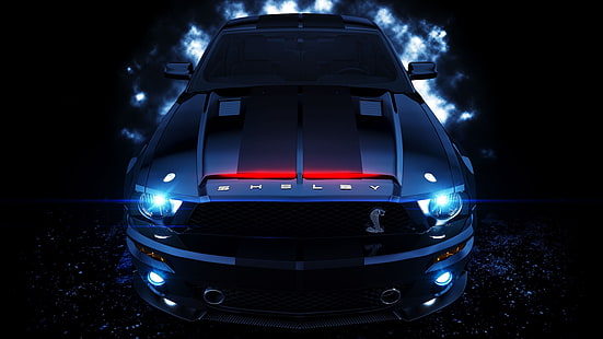 cars ford mustang knight rider shelby gt500 1600x900  Cars Ford HD Art , cars, Ford Mustang, HD wallpaper HD wallpaper