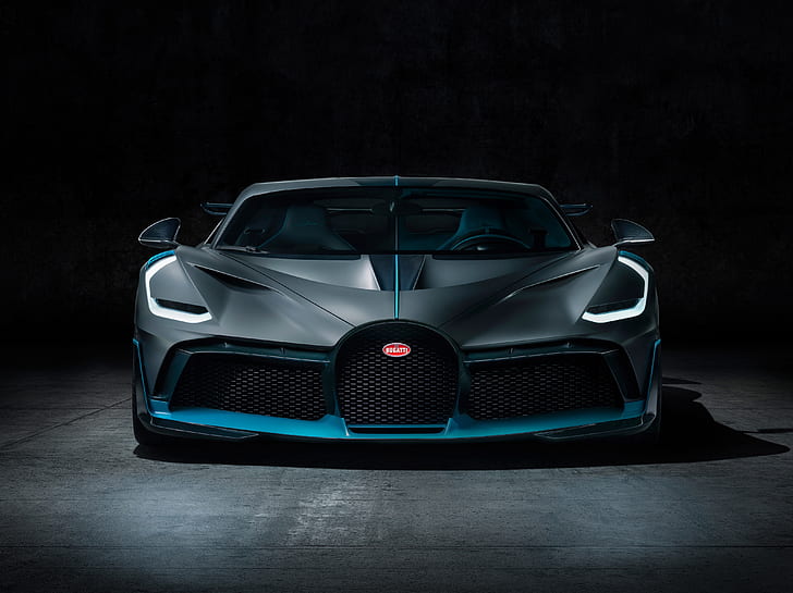 background, front view, hypercar, Divo, Bugatti Divo, 2019 Bugatti Divo, HD wallpaper