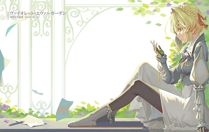 Violet Evergarden, cewek anime, Violet Evergarden (anime), Wallpaper HD