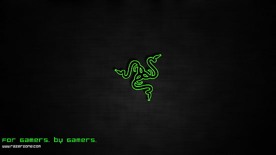 black and green Razer gaming mouse, Razer, green, HD wallpaper HD wallpaper