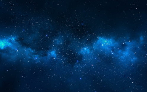 Нощно небе-hd, небе, пълно със звезди, облак, звезда, нощ, космос, природа и пейзажи, HD тапет HD wallpaper