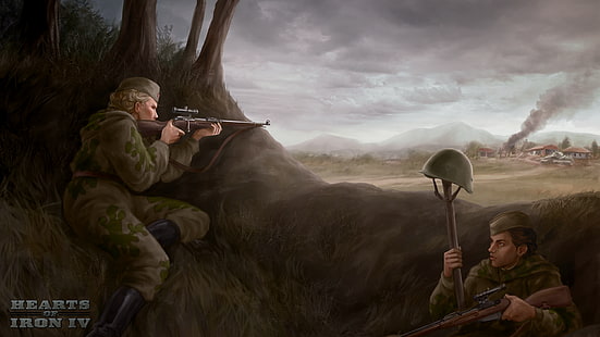 철 IV의 심장, 군인, 작품, 제 2 차 세계 대전, 게임, HD 배경 화면 HD wallpaper