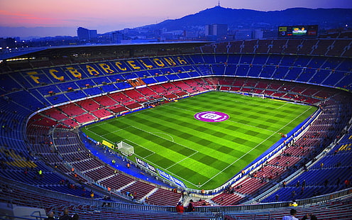 stadion sepak bola, Barcelona, ​​FC Barcelona, ​​stadion, Camp Nou, Wallpaper HD HD wallpaper