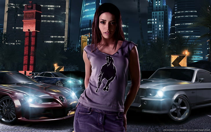 need for speed need for speed carbon car vehicle video games emmanuelle vaugier, HD wallpaper