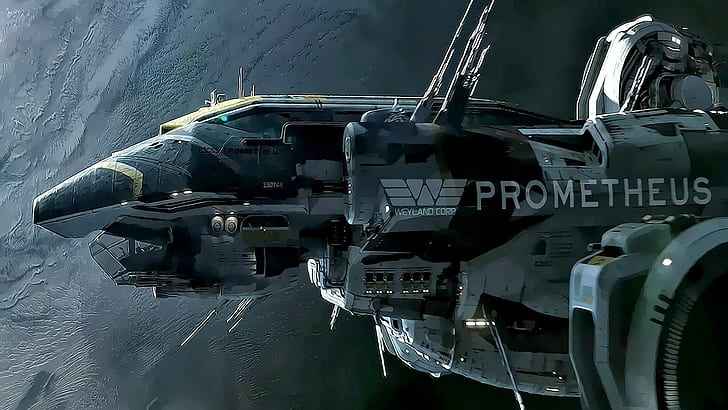 Prometheus (film), BC-303 Prometheus, filmy, grafika, Weyland Corporation, Tapety HD