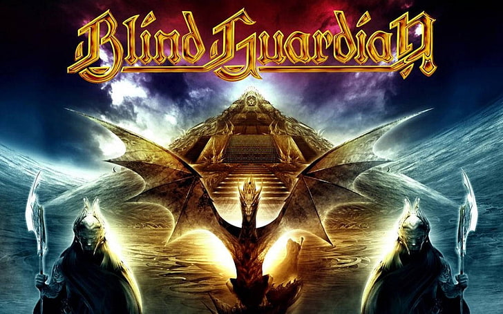 Blind Guardian, група, обложки на албуми, пауър метъл, HD тапет