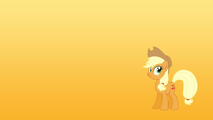 My little pony simple background applejack Technology Apple HD Art, simple  background, HD wallpaper | Wallpaperbetter