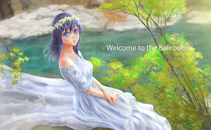 Anime, Ballroom e Youkoso, Shizuku Hanaoka, HD wallpaper